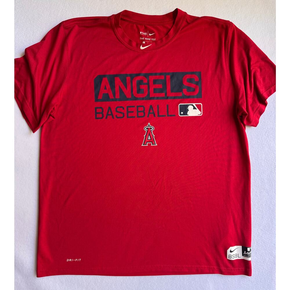 Nike Mens Dri-Fit Los Angeles Angels Baseball Tee Size XL